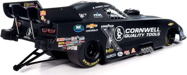 Alt view image 5 of 6 - Chevrolet Camaro SS NHRA Funny Car "Cornwell Quality Tools" (2023) "John Force Racing" Ltd Ed 1/24 Diecast Model by Auto World