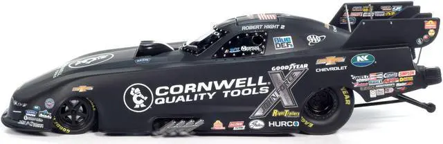 Alt view image 4 of 6 - Chevrolet Camaro SS NHRA Funny Car "Cornwell Quality Tools" (2023) "John Force Racing" Ltd Ed 1/24 Diecast Model by Auto World