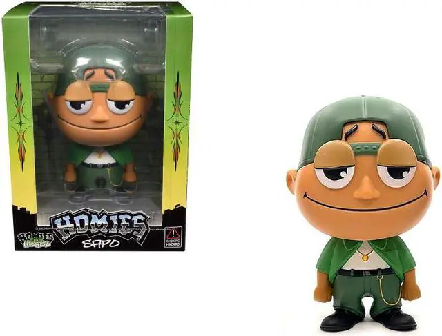 Main image of Sapo 4.5" Figure "Homies Big Headz" Series 4 Model by Homies