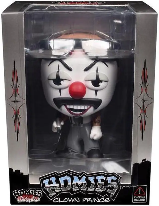 Alt view image 3 of 3 - Clown Prince 4.5" Figure "Homies Big Headz" Series 4 Model by Homies