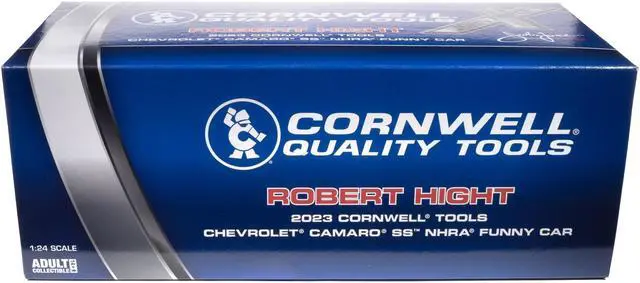 Alt view image 6 of 6 - Chevrolet Camaro SS NHRA Funny Car "Cornwell Quality Tools" (2023) "John Force Racing" Ltd Ed 1/24 Diecast Model by Auto World
