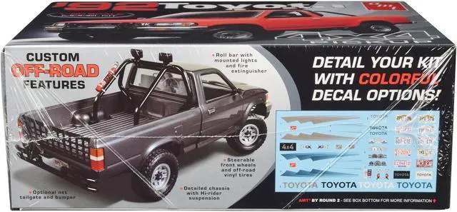 Alt view image 2 of 5 - Skill 2 Model Kit 1992 Toyota 4x4 Pickup Truck (2023) 1/20 Scale Model by AMT
