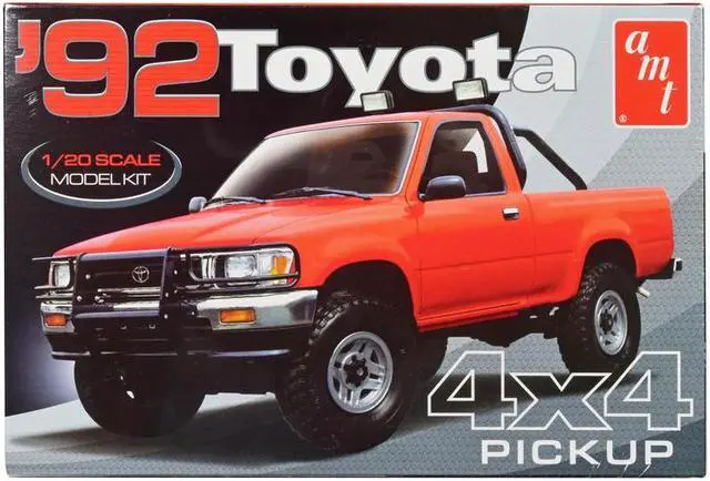 Alt view image 5 of 5 - Skill 2 Model Kit 1992 Toyota 4x4 Pickup Truck (2023) 1/20 Scale Model by AMT