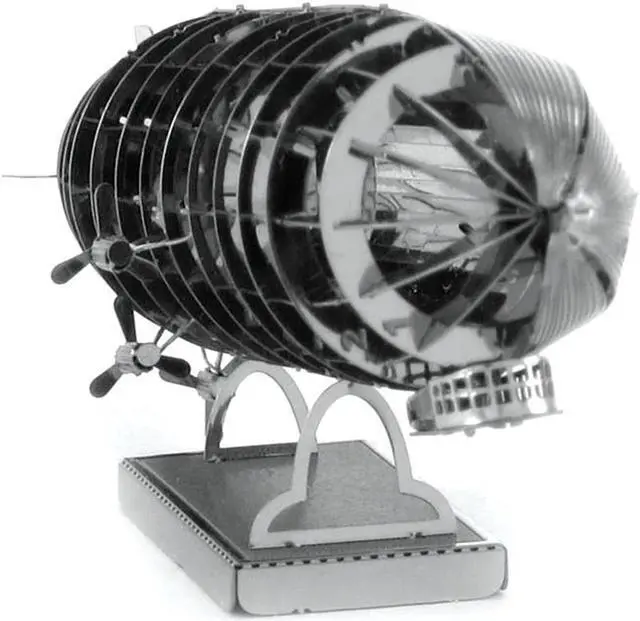 Alt view image 4 of 7 - Model Kit Graf Zeppelin Airship (Moderate Difficulty) Steel Model by Metal Earth