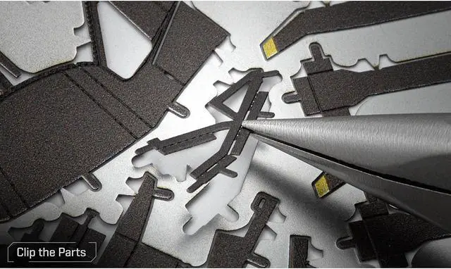 Alt view image 6 of 6 - Model Kit Sikorsky S-97 Raider Attack Helicopter "United States Army" (Challenging Difficulty) Steel Model by Metal Earth