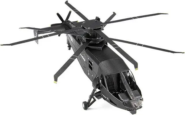 Alt view image 5 of 6 - Model Kit Sikorsky S-97 Raider Attack Helicopter "United States Army" (Challenging Difficulty) Steel Model by Metal Earth