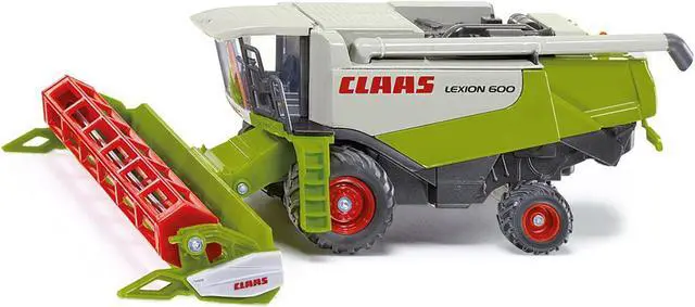 Alt view image 2 of 4 - Claas Lexion 600 Combine Harvester Green and Gray 1/50 Diecast Model by Siku