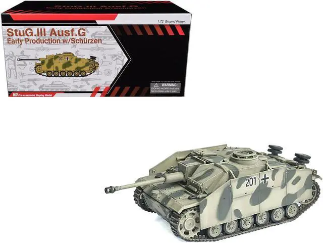 Main image of Germany StuG.III Ausf.G Early Production Tank with Schurzen #201 "NEO Dragon Armor" Series 1/72 Plastic Model by Dragon Models