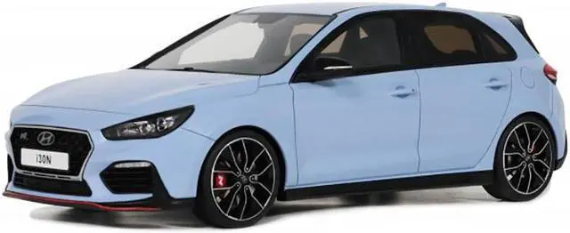 Miniature neuve Hyundai I30 N Light Blue 2017 1/18 Ottomobile - Collection