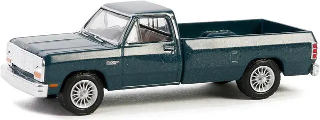Alt view image 2 of 3 - 1982 Dodge Ram W250 Power Ram Pickup Truck Seaspray Green Metallic "Down on the Farm" Series 9 1/64 Diecast Model by Greenlight