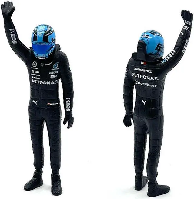 Alt view image 3 of 4 - Mercedes-AMG W14 E Performance #63 "Petronas" F1 World Championship (2023) with Driver Figure 1/24 Diecast Model Car by Bburago