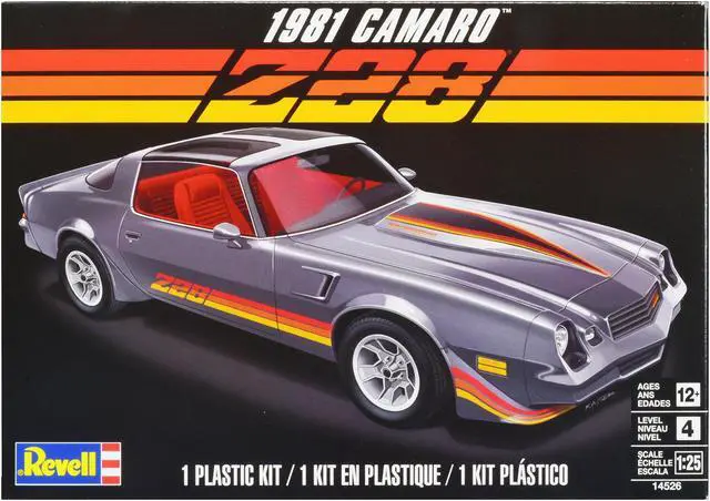 Main image of Level 4 Model Kit 1981 Chevrolet Camaro Z/28 1/25 Scale Model by Revell