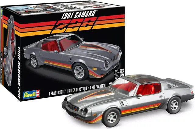 Alt view image 5 of 5 - Level 4 Model Kit 1981 Chevrolet Camaro Z/28 1/25 Scale Model by Revell