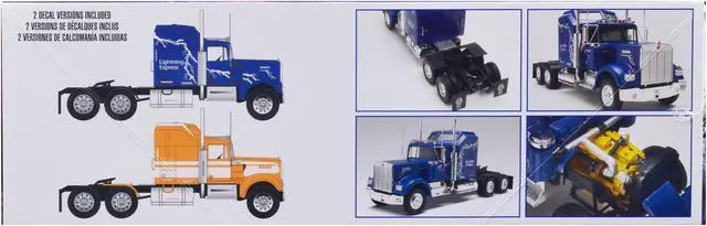 Alt view image 2 of 4 - Level 4 Model Kit Kenworth W900 Aerodyne Truck Tractor "Historic Series" 1/25 Scale Model by Revell