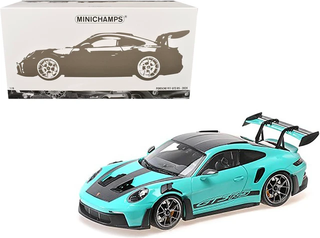2024 Porsche 911 GT3 RS Green with Carbon Top & Hood Stripes