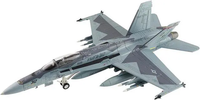 Alt view image 2 of 6 - McDonnell Douglas F/A-18C Hornet Aircraft "VMFA-312, MCAS Iwakuni, Japan" (2022) US Marines 1/72 Diecast Model by Hobby Master