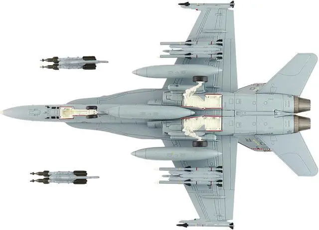 Alt view image 5 of 6 - McDonnell Douglas F/A-18C Hornet Aircraft "VMFA-312, MCAS Iwakuni, Japan" (2022) US Marines 1/72 Diecast Model by Hobby Master