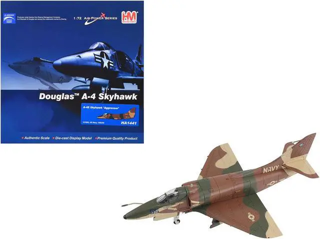Main image of Douglas A-4E Skyhawk Aircraft "Aggressor, 151095" (1985/6) US Navy "Air Power Series" 1/72 Diecast Model by Hobby Master