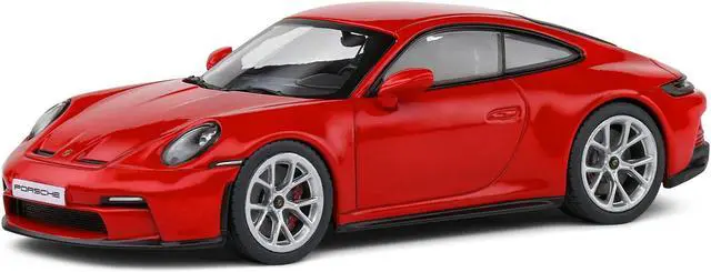 Alt view image 2 of 6 - Porsche 911 (992) GT3 Touring Guards Red 1/43 Diecast Model Car by Solido