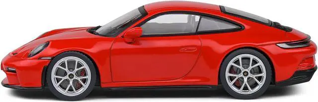 Alt view image 3 of 6 - Porsche 911 (992) GT3 Touring Guards Red 1/43 Diecast Model Car by Solido