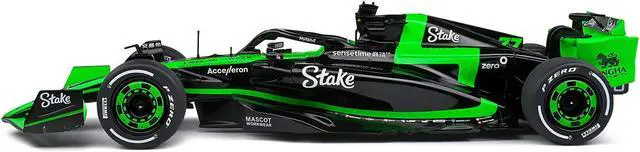 Alt view image 2 of 6 - Kick Sauber C44 #77 Valtteri Bottas "Stake F1 Team Kick Sauber" Formula One F1 World Championship (2024) "Competition" Series 1/18 Diecast Model Car by Solido