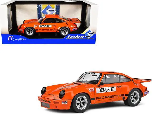 Main image of Porsche 911 RS 3.0 #1 Mark Donohue Winner "IROC Daytona" (1974) "Competition" Series 1/18 Diecast Model Car by Solido