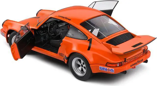 Alt view image 5 of 6 - Porsche 911 RS 3.0 #1 Mark Donohue Winner "IROC Daytona" (1974) "Competition" Series 1/18 Diecast Model Car by Solido
