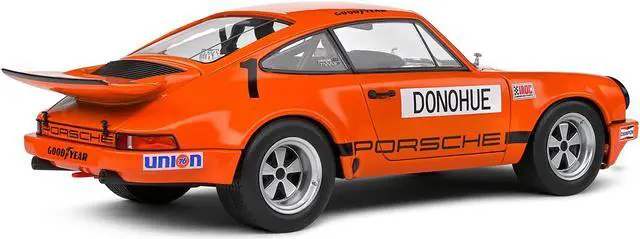 Alt view image 6 of 6 - Porsche 911 RS 3.0 #1 Mark Donohue Winner "IROC Daytona" (1974) "Competition" Series 1/18 Diecast Model Car by Solido