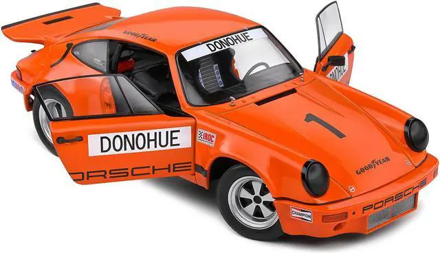 Alt view image 3 of 6 - Porsche 911 RS 3.0 #1 Mark Donohue Winner "IROC Daytona" (1974) "Competition" Series 1/18 Diecast Model Car by Solido