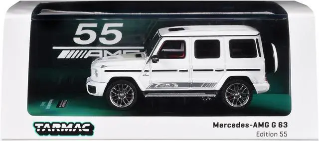 Alt view image 4 of 4 - Mercedes-AMG G 63 "Edition 55" White "Road64" Series 1/64 Diecast Model Car by Tarmac Works