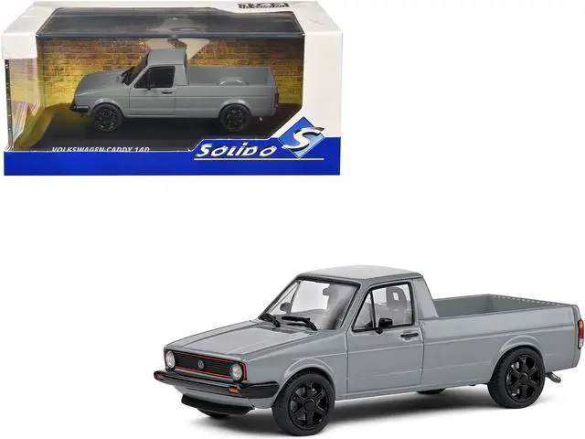 Main image of 1982 Volkswagen Caddy MKI Pickup Truck Nardo Gray 1/43 Diecast Model Car by Solido