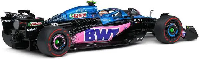 Alt view image 3 of 6 - Alpine A523 #10 Pierre Gasly "BWT" 3rd Place Formula One F1 "Dutch GP" (2023) 1/43 Diecast Model Car by Solido