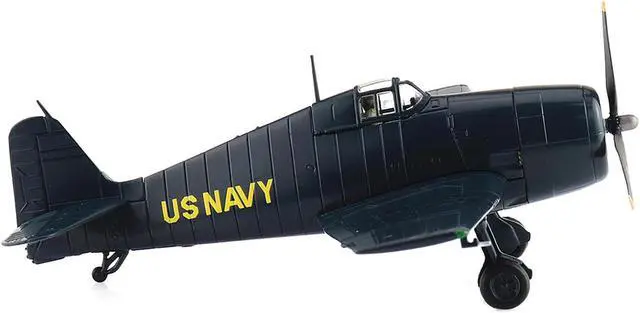 Alt view image 2 of 6 - Grumman F6F-5 Hellcat Fighter Aircraft "Blue Angels" (1946) US Navy "Air Power Series" 1/72 Diecast Model by Hobby Master