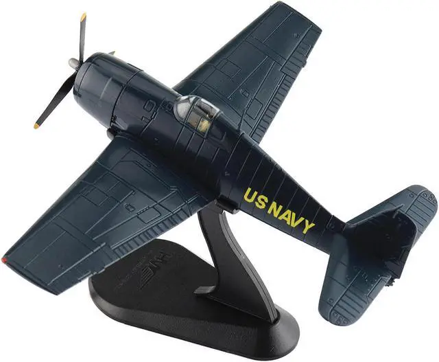 Alt view image 4 of 6 - Grumman F6F-5 Hellcat Fighter Aircraft "Blue Angels" (1946) US Navy "Air Power Series" 1/72 Diecast Model by Hobby Master