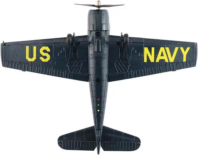 Alt view image 3 of 6 - Grumman F6F-5 Hellcat Fighter Aircraft "Blue Angels #2" (1946) US Navy "Air Power Series" 1/72 Diecast Model by Hobby Master
