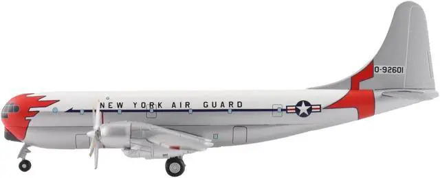 Alt view image 2 of 6 - Boeing 377 C-97A Stratofreighter Transport Aircraft "NY Air National Guard" US Air Force 1/200 Diecast Model by Hobby Master