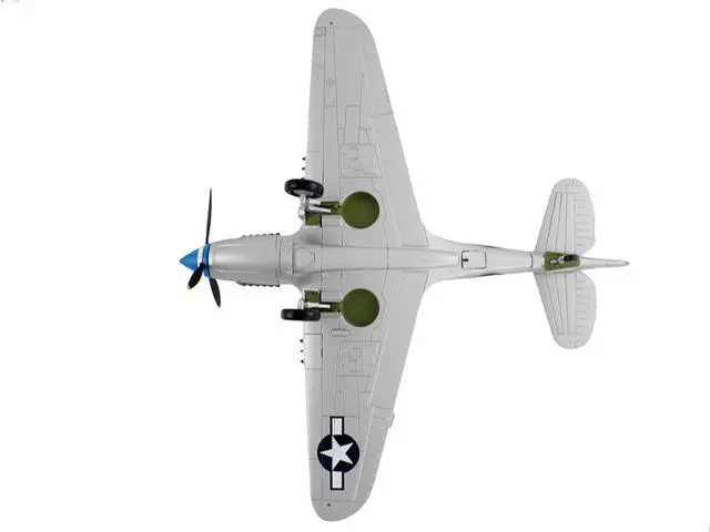 Alt view image 3 of 6 - Curtiss P-40N Warhawk Fighter-Bomber Aircraft "Philippines" (1944) US Army Air Forces 1/72 Diecast Model by Hobby Master