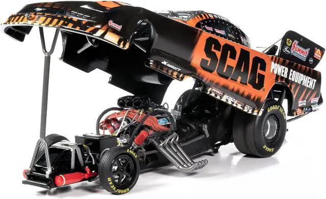 Alt view image 2 of 6 - Ford Mustang NHRA Funny Car Dan Wilkerson "SCAG Power Equipment" (2024) Limited Edition 1/18 Diecast Model by Auto World