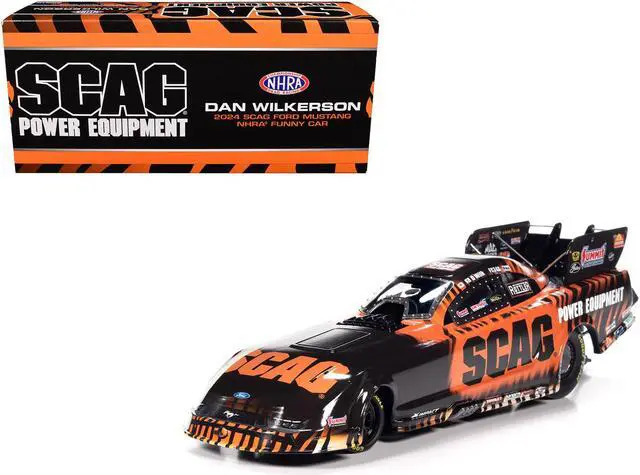 Main image of Ford Mustang NHRA Funny Car Dan Wilkerson "SCAG Power Equipment" (2024) Limited Edition 1/18 Diecast Model by Auto World