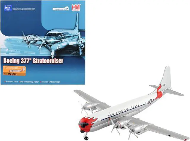 Main image of Boeing 377 C-97A Stratofreighter Transport Aircraft "NY Air National Guard" US Air Force 1/200 Diecast Model by Hobby Master
