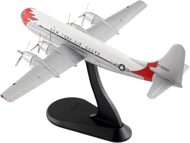 Alt view image 6 of 6 - Boeing 377 C-97A Stratofreighter Transport Aircraft "NY Air National Guard" US Air Force 1/200 Diecast Model by Hobby Master