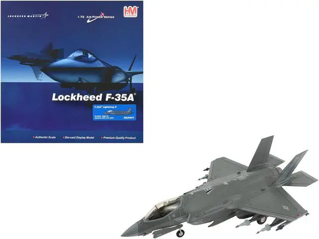 Main image of Lockheed Martin F-35A Lightning II Aircraft "Alabama Air National Guard" (2024) US Air Force 1/72 Diecast Model by Hobby Master