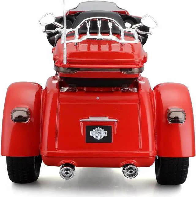 Alt view image 4 of 6 - 2021 Harley Davidson CVO Tri Glide Motorcycle Orange "H-D Custom" 1/12 Diecast Model by Maisto