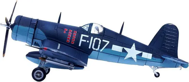 Alt view image 2 of 6 - Vought F4U-1D Corsair Fighter Plane "1st Lt. DeLong, Marine Fighter Squadron (VMF-224)" (1945) 1/72 Diecast Model by Legion