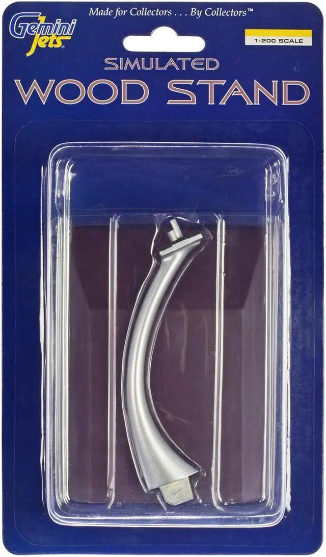 Main image of Simulated Wood Display Stand (Medium Size) for 1/200 Scale Models by GeminiJets