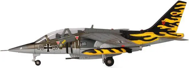 Alt view image 2 of 5 - Dassault Alpha Jet A Aircraft "NATO Tiger Meet 1991" German Luftwaffe "Military" Series 1/72 Diecast Model Airplane by Herpa