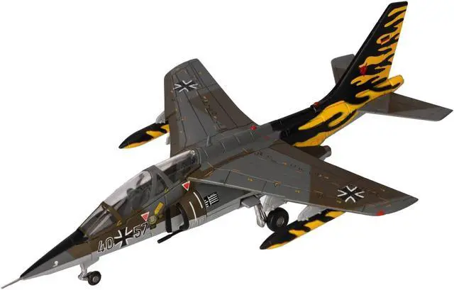 Alt view image 4 of 5 - Dassault Alpha Jet A Aircraft "NATO Tiger Meet 1991" German Luftwaffe "Military" Series 1/72 Diecast Model Airplane by Herpa