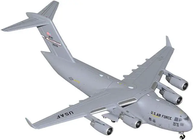 Alt view image 2 of 3 - Boeing C-17 Globemaster III Transport Aircraft "United States Air Force" Gray 1/400 Diecast Model Airplane by GeminiJets