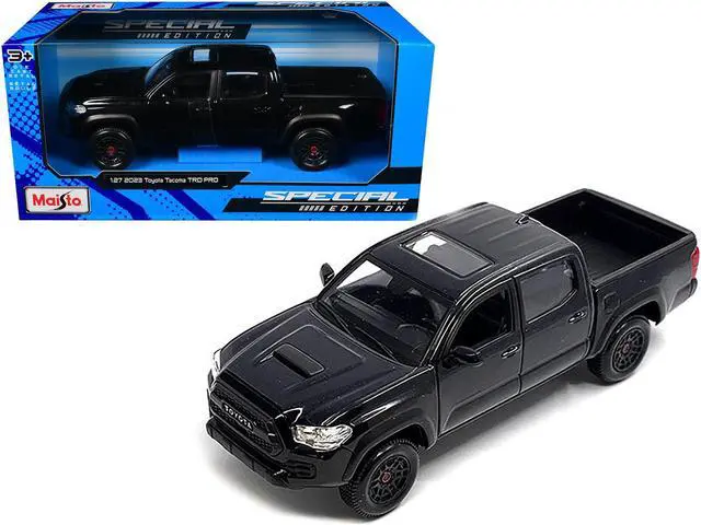 Main image of 2023 Toyota Tacoma TRD PRO Pickup Truck Black Metallic with Sunroof "Special Edition" Series 1/27 Diecast Model Car by Maisto