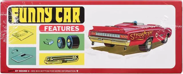 Alt view image 2 of 6 - Skill 2 Model Kit 1964 Oldsmobile F-85 AWB Funny Car "Streaker" 1/25 Scale Model by AMT
